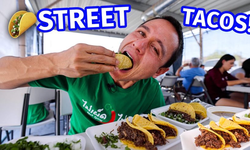 Ultimate Mexican Street Food Tour!! MEAT JUICE TACOS + Sonoran Hot Dogs in Tucson, Arizona!!