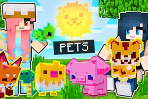 We ADOPT the CUTEST Pets in Minecraft!