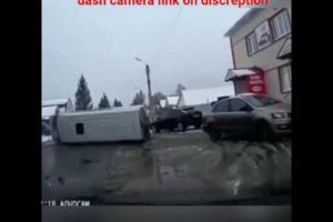 truck accident, bad drive, dash camera photo, Accident in road,