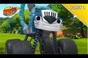 Blaze and the Monster Machines Stripes Blazes BEST Animal Rescues Compilation part 1