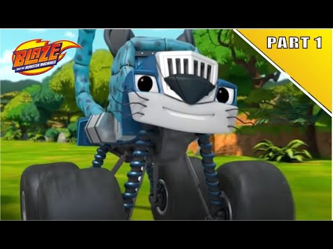 Blaze and the Monster Machines Stripes Blazes BEST Animal Rescues Compilation part 1