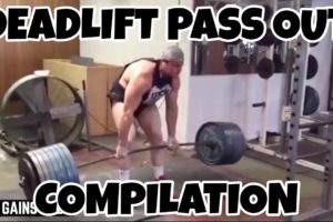 Deadlift Pass Outs Compilation Gym Fails | The Gains Gods