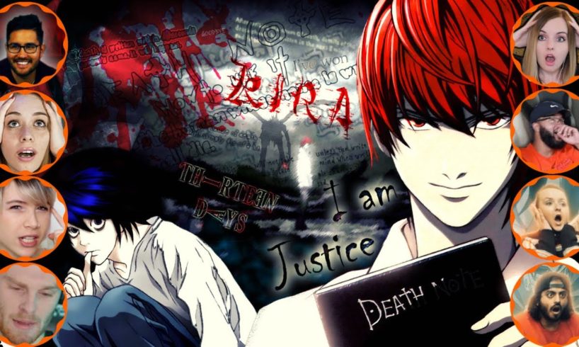 Death Note Best moments Reaction Compilation