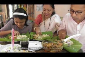 Fried Rice with Butter Chicken Masala | Eating Show with My Daughter & Wife