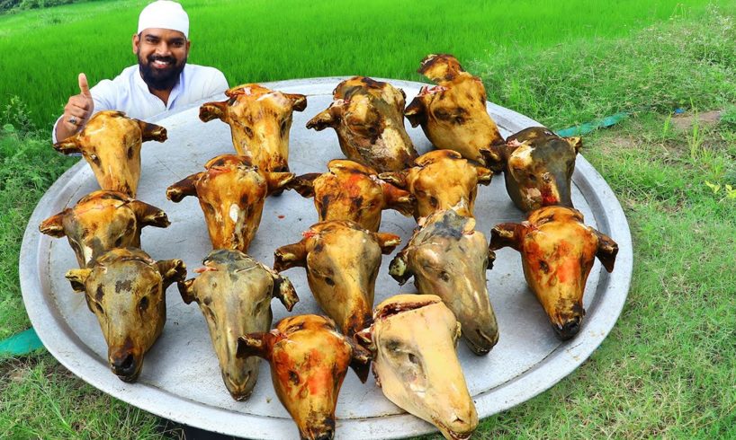 Goat Head Curry Recipe || Tasty Lamb Head Masala Curry || Nawabs Kitchen