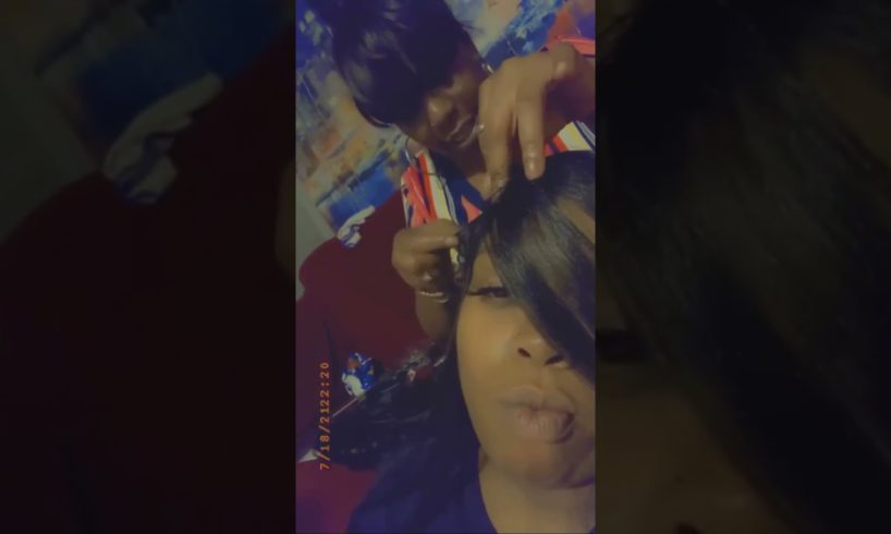 #Hoodfights, Daughter had me doing her hair?? look at my hair tf?? Subscribe, like n comment ?