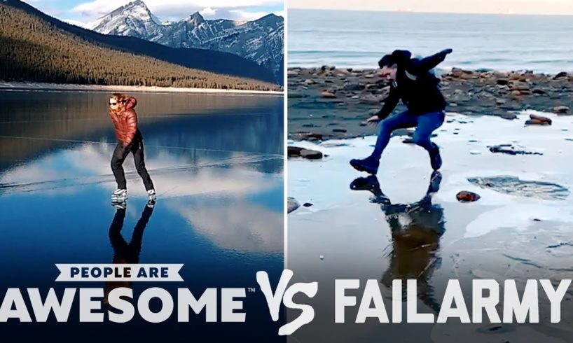 Ice Skating Flop Or Fantastic? Wins VS. Fails! | PAA Vs. FailArmy