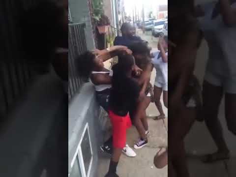 Insane girl hood fight ? street fight ? ?