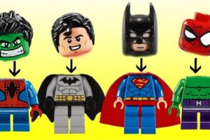 LEGO Superhero Change Super Power Using the Magic Color House