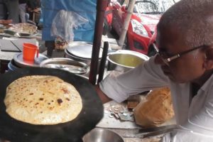 Mantur Alu Paratha | Hard Working Indian Street Seller | Kolkata Street Food