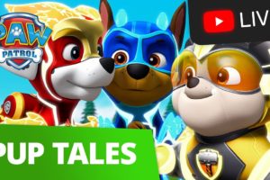 ? PAW Patrol Moto Pups, Dino Rescue, Mighty Pups and MORE! 24/7 Pup Tales Episodes
