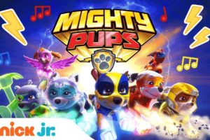 PAW Patrol’s Mighty Pups ? Theme Song | Music Video | Stay Home #WithMe | Nick Jr.