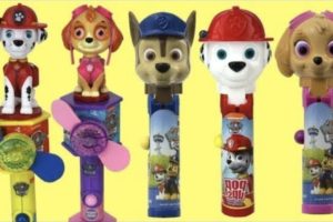 Paw Patrol Lollipop POP UPS Candy Dispensers