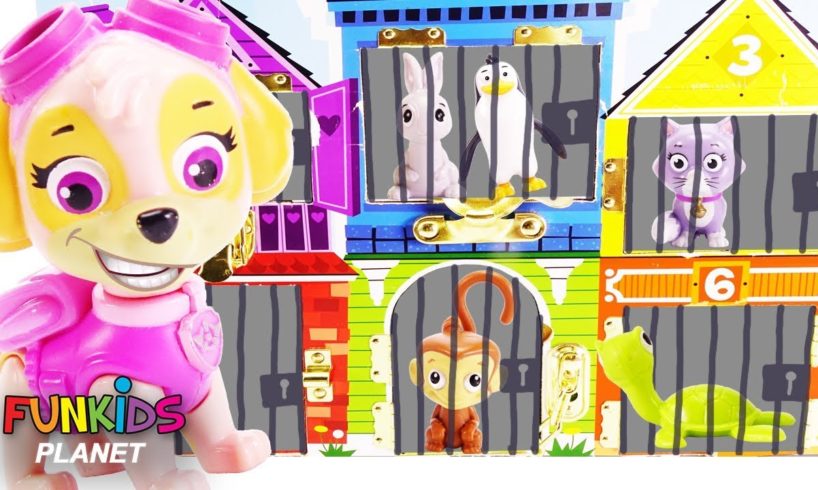 Paw Patrol Skye & Chase Rescues Puppy Dog Pals and Pets
