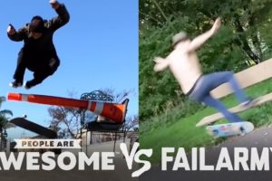 People Are Awesome vs. FailArmy | Martial Arts, Football, Gymnastics & More!