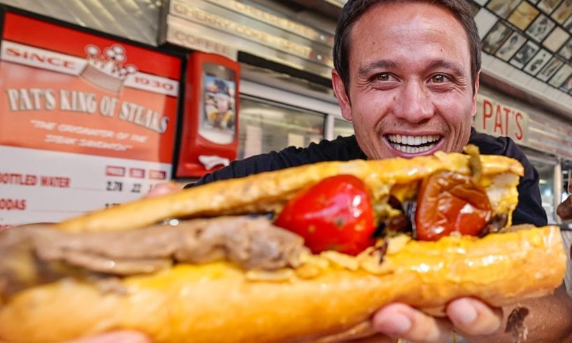 Philly Cheesesteak Tour - 5 FAMOUS STEAKS TO EAT!! | American Fast Food in Philadelphia!