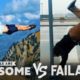 Ski Jumps, Footballing, Partner Handstands & More | People Are Awesome VS. FailArmy!