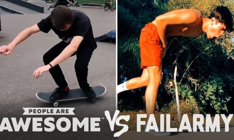 Smooth Vs. Painful Skateboarders & More! | PAA Vs. FailArmy
