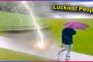 50 Luckiest People Caught On Camera | Near Death Experience