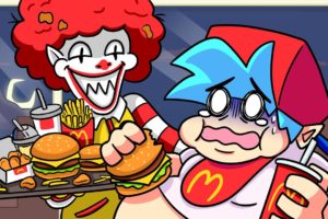 BOYFRIEND vs. McDONALD's! Friday Night Funkin' Logic | Cartoon Animation