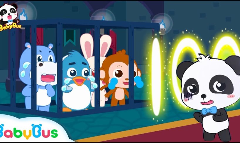 Baby Panda's Number Magic | Kiki Rescues Friends | Math Kingdom Adventure | Panda Cartoon | BabyBus