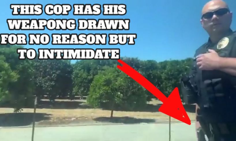 Cop Pulls Gun For No Reason | Cops Intimidation Fails