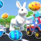 EASTER: Super Police Truck rescues the BUNNY! | SuperTruck - Rescue | Trucks Videos for Children