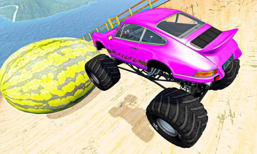 Epic Death Falls Jump Crashes #54 BeamNG Drive Fun Madness | Random Cars Crashes Compilation