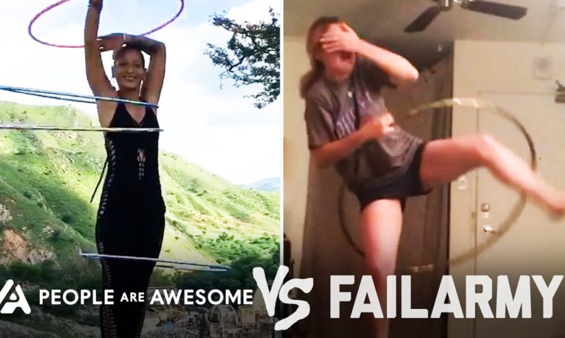 Epic Paragliding, Hula Hoops & More Wins Vs. Fails | PAA Vs. FA