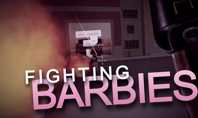 Fighting Barbies