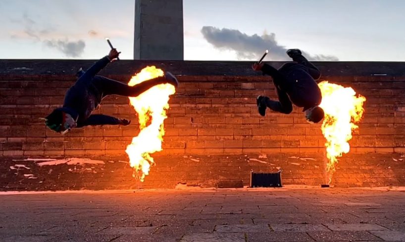 Flipping Over Fire & More! | Awesome Archive