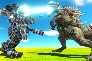 GODZILLA Fights a GIANT Robot - Animal Revolt Battle Simulator