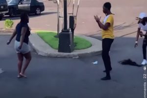 Hood Chicks Fighting #21: Parking Lot Fun.