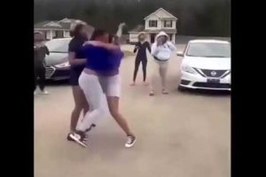 Hood Fight: Dude Sends Girl Flying With KO