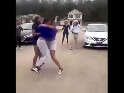 Hood Fight: Dude Sends Girl Flying With KO
