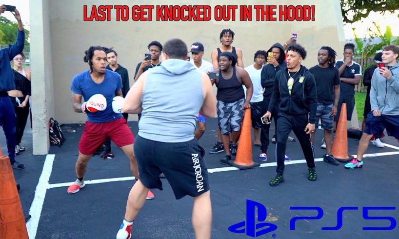 Last To Get Knocked Out In The Hood Wins A PS5!