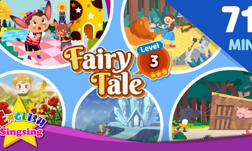 Level3 Stories - Fairy tale Compilation | 71 minutes English Stories (Reading Books)