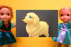 Lost dog ! Will Elsa & Anna toddlers find their pet?