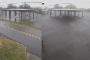 Louisiana fire station before and after Hurricane Ida: RAW VIDEO