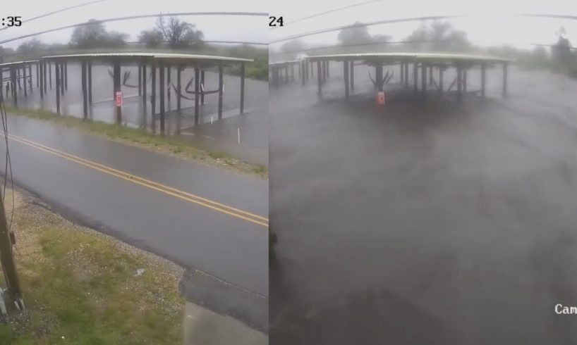 Louisiana fire station before and after Hurricane Ida: RAW VIDEO