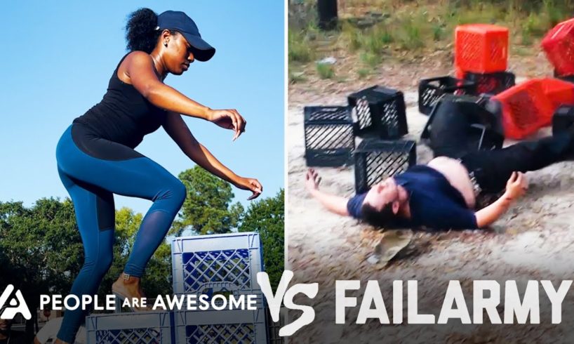 Milk Crate Wins Vs. Fails & More! | People Are Awesome Vs. FailArmy