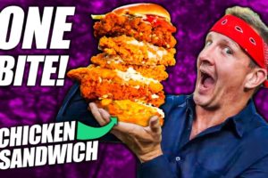 One Bite Challenge: Chicken Sandwich Edition!!!!