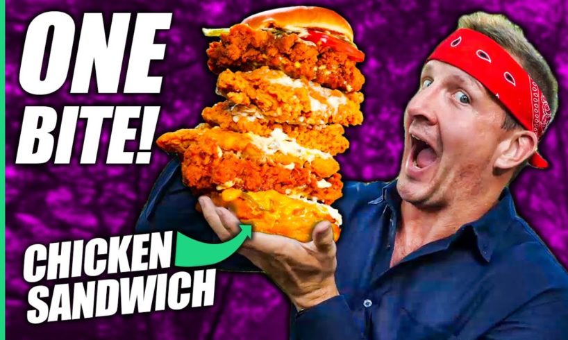 One Bite Challenge: Chicken Sandwich Edition!!!!