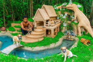 Rescue Poor Puppy Build Dog House And Fish Pond