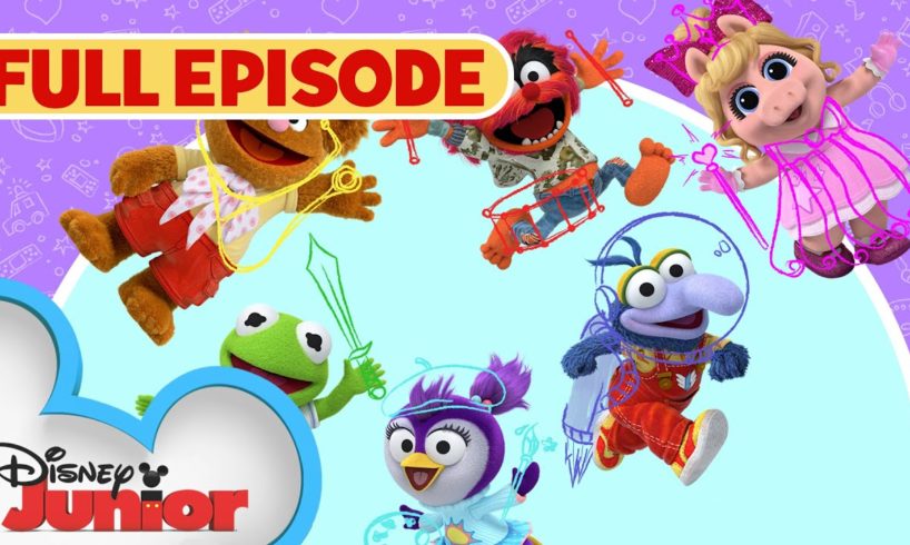 Sir Kermit the Brave 🐸 / Animal Fly Airplane ✈️ | Full Episode | Muppet Babies | @Disney Junior