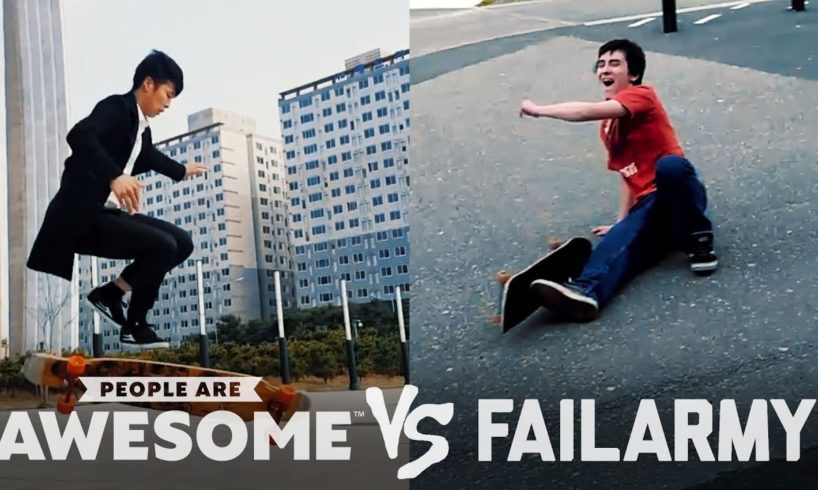 Skate Tricks, Freerunning, Basketball & More Wins VS. Fails | People Are Awesome VS. FailArmy!