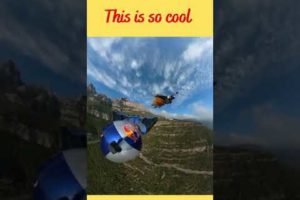 This is so cool, People are amazing, wingsuit flying, cool to watch, #shorts