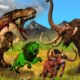 Zombie Lion Vs Mammoth Elephant Dinosaur Fight For Buffalo Animal Fights Epic Battle