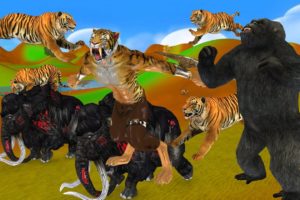 zombie mammoth vs tiger fight animal fights epic battle video