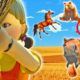 ANIMALS PLAY SQUID GAME  |⚠️Guess Animals⚠️| Horse/Bear/Cow 팬더, 소, 코뿔소, 들소, 호랑이, 말 |